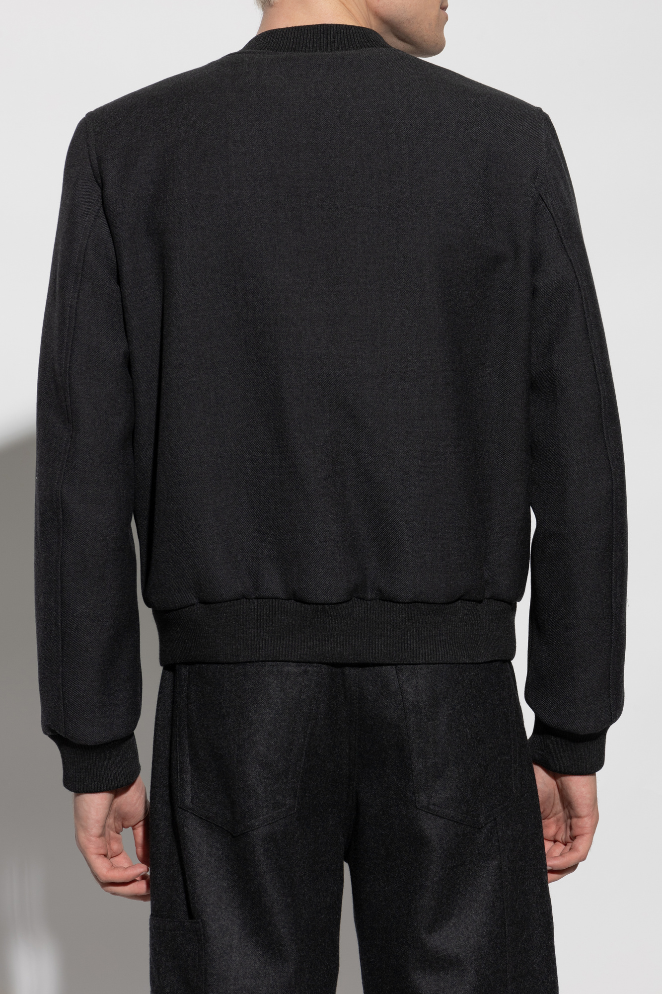 Grey Bomber jacket Dries Van Noten - Vitkac France